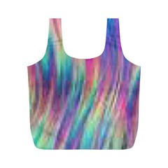 Rainbow Effect Cbdoilprincess  Full Print Recycle Bag (m) by CBDOilPrincess1