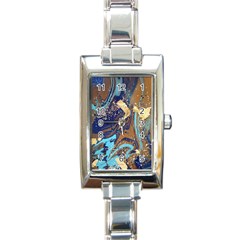 My Pour Cup Painting 5 Cbdoilprincess Rectangle Italian Charm Watch