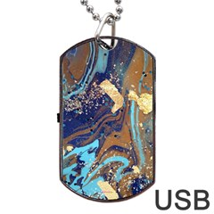 My Pour Cup Painting 5 Cbdoilprincess Dog Tag Usb Flash (two Sides) by CBDOilPrincess1