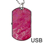 My Pour Cup Painting 1 CBDOilPrincess  Dog Tag USB Flash (Two Sides) Back