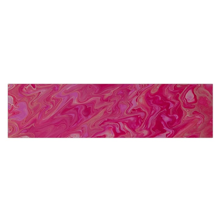 My Pour Cup Painting 1 CBDOilPrincess  Oblong Satin Scarf (16  x 60 )