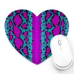 Snake Print Cbdoilprincess Heart Mousepads by CBDOilPrincess1