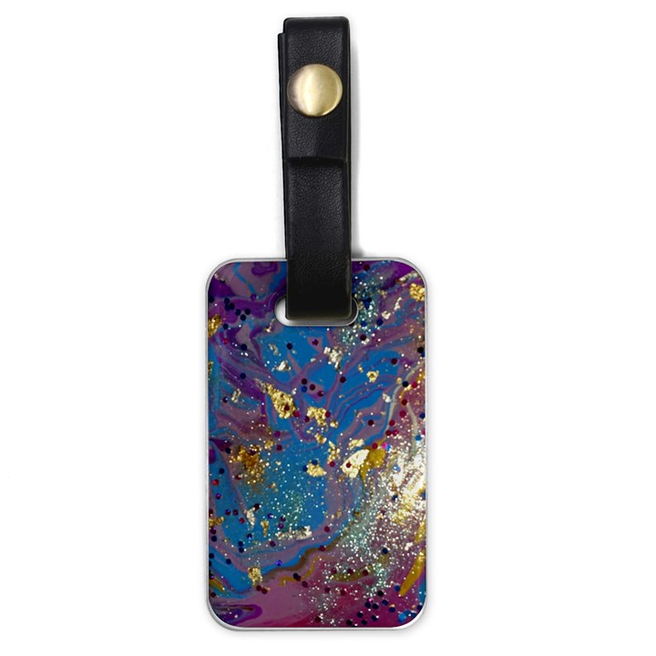 My Pour Cup Painting 7.1 CBDOilPrincess  Luggage Tag (one side)