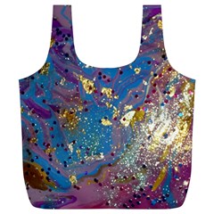 My Pour Cup Painting 7 1 Cbdoilprincess  Full Print Recycle Bag (xl) by CBDOilPrincess1