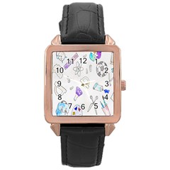 Hd-wallpaper-b 018 Rose Gold Leather Watch  by nate14shop