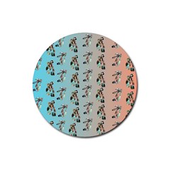 My Tomahawks Cbdoilprincess Rubber Round Coaster (4 Pack) by CBDOilPrincess1