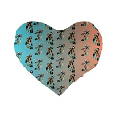 My Tomahawks Cbdoilprincess Standard 16  Premium Flano Heart Shape Cushions by CBDOilPrincess1