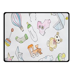 Hd-wallpaper-b 015 Double Sided Fleece Blanket (small) 