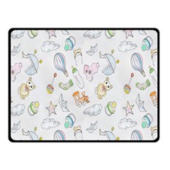 Hd-wallpaper-b 016 Double Sided Fleece Blanket (small) 