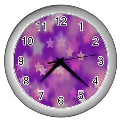 Hd-wallpaper-b 019 Wall Clock (silver) by nate14shop