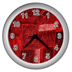 Hd-wallpaper-b 025 Wall Clock (silver) by nate14shop