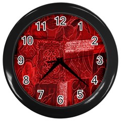 Hd-wallpaper-b 025 Wall Clock (black) by nate14shop