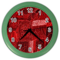 Hd-wallpaper-b 025 Color Wall Clock by nate14shop