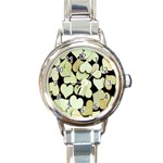 Heart-003 Round Italian Charm Watch Front