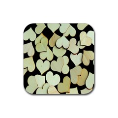 Heart-003 Rubber Coaster (square) by nate14shop