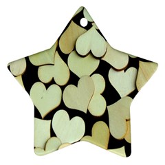 Heart-003 Star Ornament (two Sides) by nate14shop