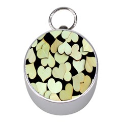 Heart-003 Mini Silver Compasses