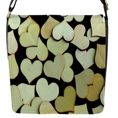 Heart-003 Flap Closure Messenger Bag (s) by nate14shop