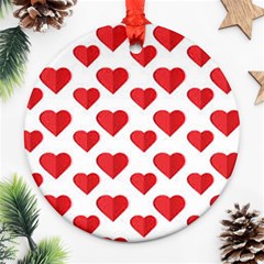 Heart-004 Ornament (round) by nate14shop