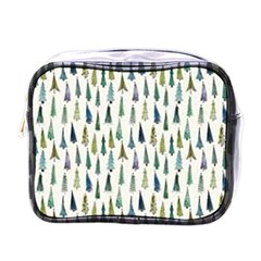 Christmas Tree Mini Toiletries Bag (one Side) by nate14shop