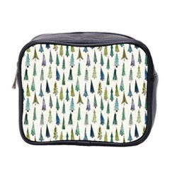 Christmas Tree Mini Toiletries Bag (two Sides) by nate14shop