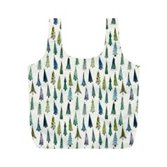 Christmas Tree Full Print Recycle Bag (m) by nate14shop