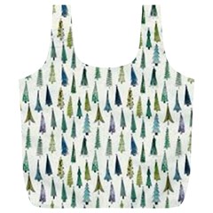 Christmas Tree Full Print Recycle Bag (xl) by nate14shop