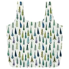 Christmas Tree Full Print Recycle Bag (xxl) by nate14shop