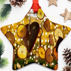 Lemon-slices Ornament (star) by nate14shop