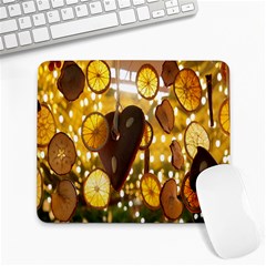 Lemon-slices Large Mousepads by nate14shop