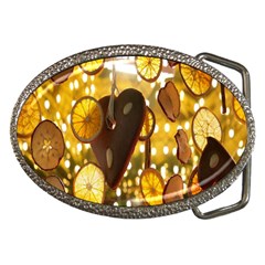 Lemon-slices Belt Buckles