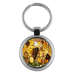 Lemon-slices Key Chain (Round)