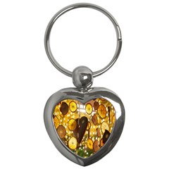 Lemon-slices Key Chain (Heart)