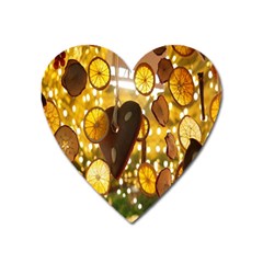 Lemon-slices Heart Magnet by nate14shop