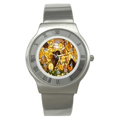 Lemon-slices Stainless Steel Watch