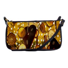 Lemon-slices Shoulder Clutch Bag