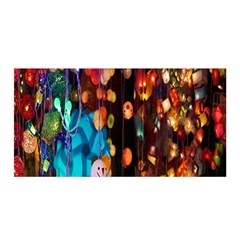 Lighting Satin Wrap 35  X 70  by nate14shop