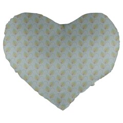 Digitalart Large 19  Premium Flano Heart Shape Cushions by Sparkle