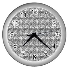 Digitalart Wall Clock (silver) by Sparkle