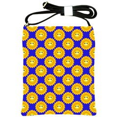 Pattern Sun-flower Shoulder Sling Bag