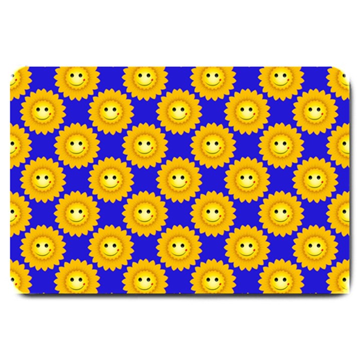 Pattern Sun-flower Large Doormat 