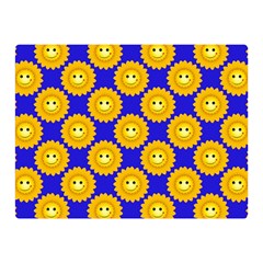 Pattern Sun-flower Double Sided Flano Blanket (mini)  by nate14shop