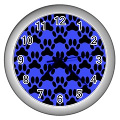 Pattern-b 003 Wall Clock (silver)