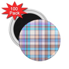 Plaid 2 25  Magnets (100 Pack) 