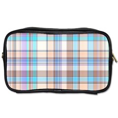 Plaid Toiletries Bag (one Side)