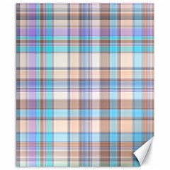 Plaid Canvas 8  X 10  by nate14shop