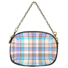 Plaid Chain Purse (one Side)