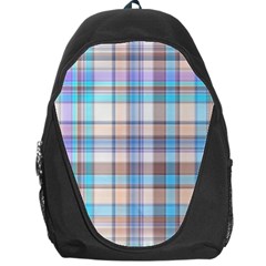 Plaid Backpack Bag by nate14shop