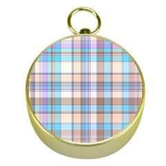 Plaid Gold Compasses by nate14shop