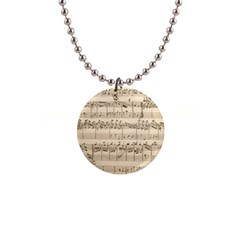 Print-musical 1  Button Necklace by nate14shop